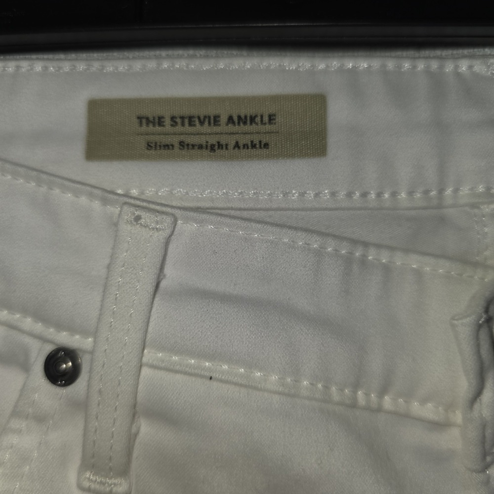 AG Adriano Goldschmied Anthro the Stevie ankle slim straight leg  size 30 NWT - Picture 14 of 16